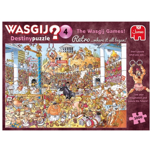 Wasgij? Destiny #4 Retro - The Wasgij Games 1000 Palaa ryhmässä PALAPELIT / Wasgij @ Spelexperten (22-19178)