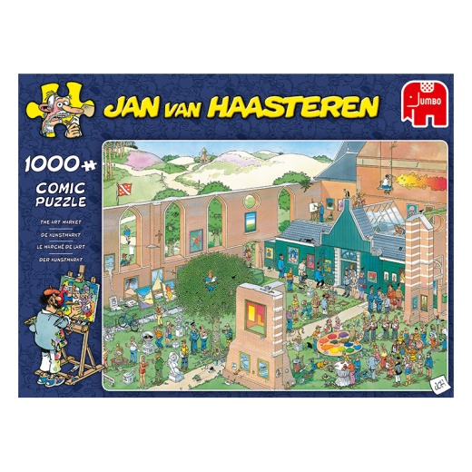 Jan van Haasteren - The Art Market 1000 Palaa ryhmässä PALAPELIT / 1000 palaa @ Spelexperten (22-20022)