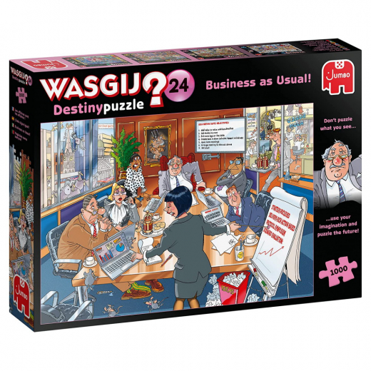 Wasgij? Destiny #24 - Business as Usual! 1000 Palaa ryhmässä PALAPELIT / Wasgij @ Spelexperten (22-25013)