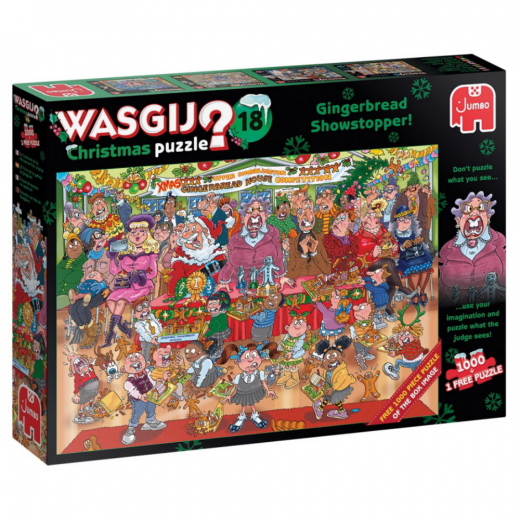 Wasgij? Christmas #18 - Gingerbread Showstopper! 2x1000 Palaa ryhmässä PALAPELIT / Wasgij @ Spelexperten (22-25017)