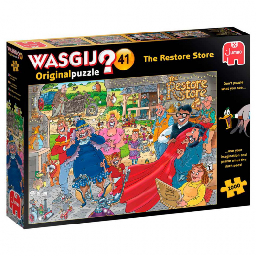 Wasgij? Original #41 - The Restore Store 1000 Palaa ryhmässä PALAPELIT / 1000 palaa @ Spelexperten (22-25020)