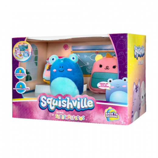 Squishville - Accessories Set Back to School ryhmässä LELUT / Pehmolelu / Squishmallows @ Spelexperten (2210057-319)