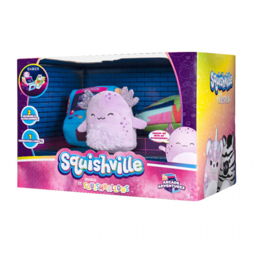 Squishville - Accessories Set Arcade Adventures ryhmässä LELUT / Pehmolelu / Squishmallows @ Spelexperten (2210057-322)