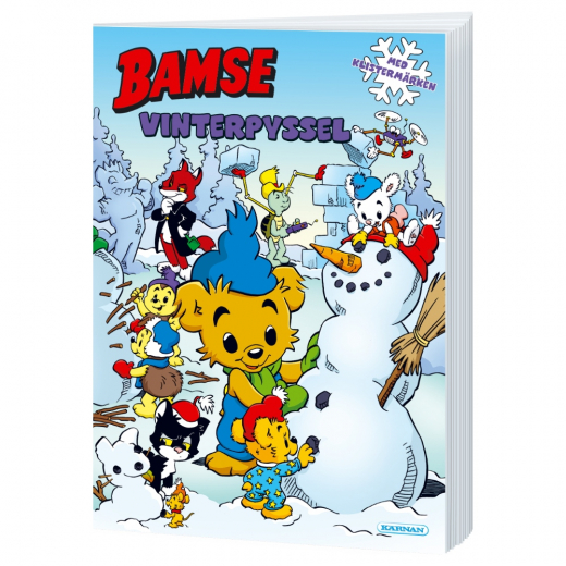 Bamse Askartelukirja Talvinen askartelu tarroilla ryhmässä LELUT / Luo & maalaa / Kirjoita ja piirrä / Palapeli kirjat @ Spelexperten (224361)
