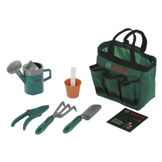 Bosch - Puutarhatyökalut ja niihin liittyvä laukku ryhmässä LELUT / Ulkoleikit @ Spelexperten (227-2787)