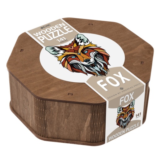 Eco-Wood-Art Palapeli: Fox 141 Palaa Puisessa Laatikossa ryhmässä  @ Spelexperten (23001102)