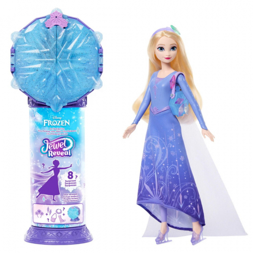 Disney Frozen - Reveal Ice Skating Elsa Fashion Doll ryhmässä LELUT / Figuurit ja leikkisarjat / Disney @ Spelexperten (237-2652)