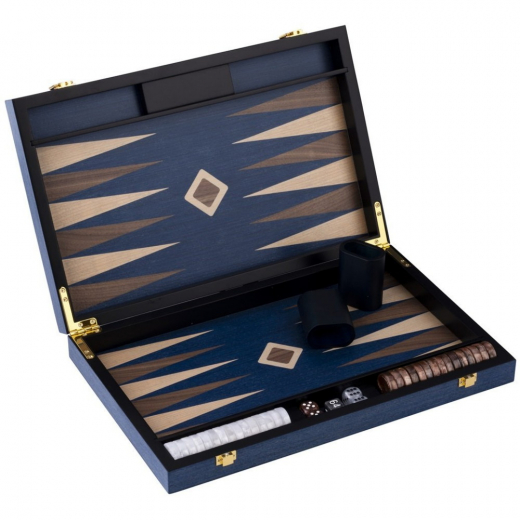 Engelhart Backgammon Suuri Sininen ryhmässä SEURAPELIT / Backgammon @ Spelexperten (250555)