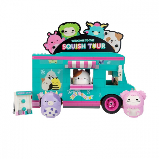 BLDR Squishmallows Stort Squish Tour Van playset ryhmässä LELUT / Figuurit ja leikkisarjat @ Spelexperten (2520098)