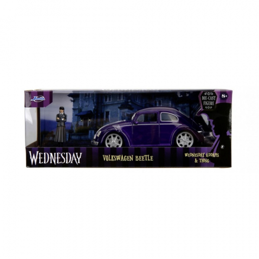 Wednesday Volkswagen Beetle Auto 1:24 ryhmässä LELUT / Figuurit ja leikkisarjat @ Spelexperten (253255076)