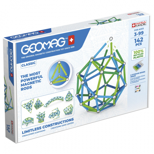 Geomag Classic Recycled 142 Palaa ryhmässä LELUT / Rakennuspalikat / Geomag @ Spelexperten (274)