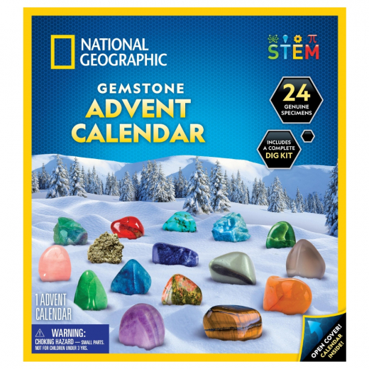 National Geographic Gemstones Advent Calender 2026 ryhmässä LELUT / Joulukalenterit @ Spelexperten (29-2464)