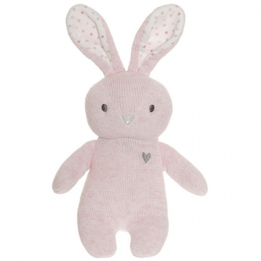 Teddykompaniet Cozy knits, Rabbit, pink 20 cm ryhmässä LELUT / Pehmolelu @ Spelexperten (2920)