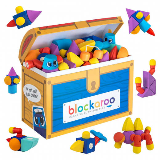 Blockaroo Treasure Box 100 osaa ryhmässä LELUT / Rakennuspalikat @ Spelexperten (301007)
