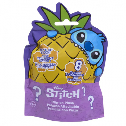 Disney Stitch Clip-on Plush 9 cm ryhmässä LELUT / Pehmolelu @ Spelexperten (302-11367)