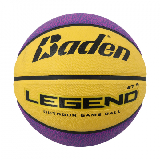 Baden Legend Basketball Purple/Yellow sz 5 ryhmässä ULKOPELIT / Koripallo @ Spelexperten (303000805)