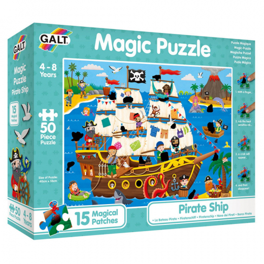 Magic Puzzle - Merirosvolaiva 50 Palaa ryhmässä PALAPELIT / Lasten palapelit @ Spelexperten (31000146)