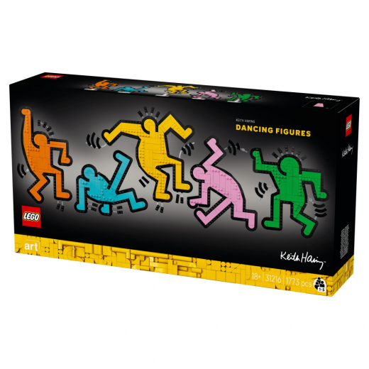 LEGO Art - Keith Haring Tanssivat hahmot ryhmässä LELUT / LEGO / LEGO Art @ Spelexperten (31216)