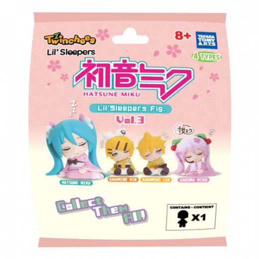 Twinchees Hatsune Miku Lil Sleepers Figure ryhmässä LELUT / Collectibles @ Spelexperten (314-806537)
