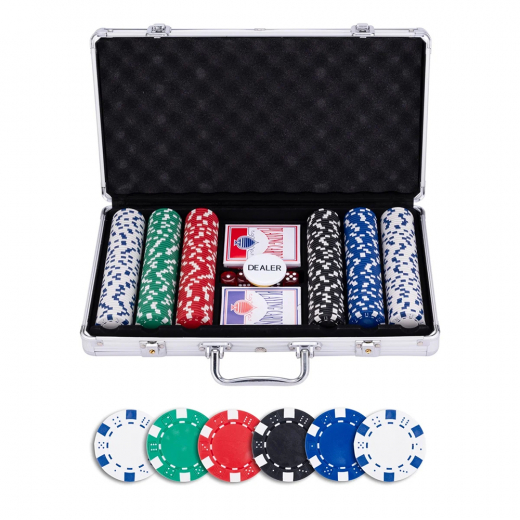 Pokerset Silver Basic 300 ryhmässä SEURAPELIT / Pokeri & kasino / Pokerisetti @ Spelexperten (320910)