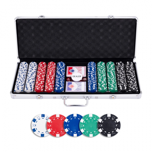 Pokerset Silver Basic 500 ryhmässä SEURAPELIT / Pokeri & kasino / Pokerisetti @ Spelexperten (320915)