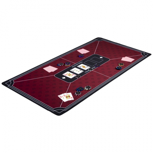 Pokeripöytäliina Texas Hold 'Em Red Lage ryhmässä SEURAPELIT / Pokeri & kasino / Tarvikkeet @ Spelexperten (320999)