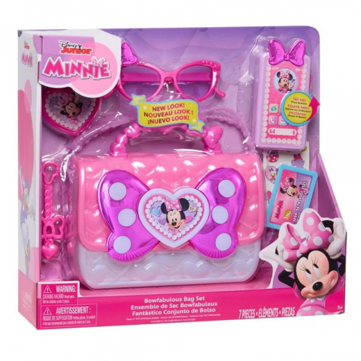 Disney Junior - Minni BowFabulous Bag Set ryhmässä LELUT / Roolipeli / Pukeutuminen @ Spelexperten (325-88273)
