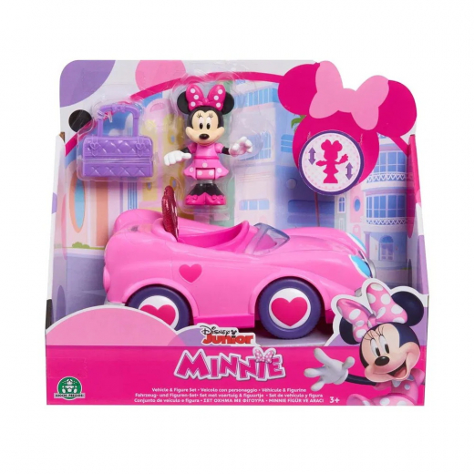 Disney Junior - Minnie Vehicle & Figure Set ryhmässä LELUT / Figuurit ja leikkisarjat / Disney @ Spelexperten (325-89956)