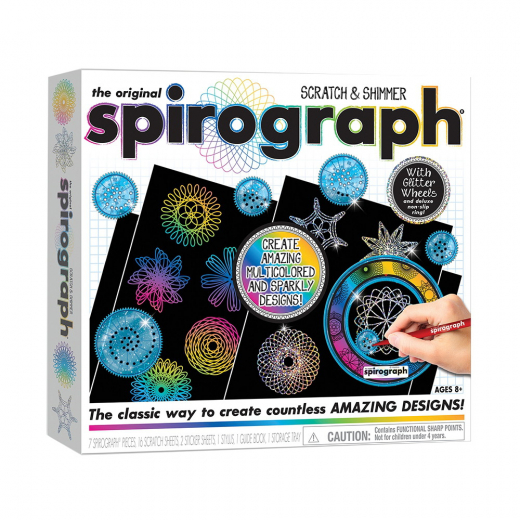 Spirograph - Säihkyvät Raaputuskuviot ryhmässä LELUT / Luo & maalaa @ Spelexperten (33002156)