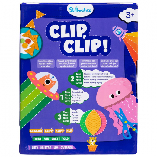 Clip Clip - Alkuperäinen ryhmässä LELUT / Luo & maalaa / Skillmatics @ Spelexperten (33002267)