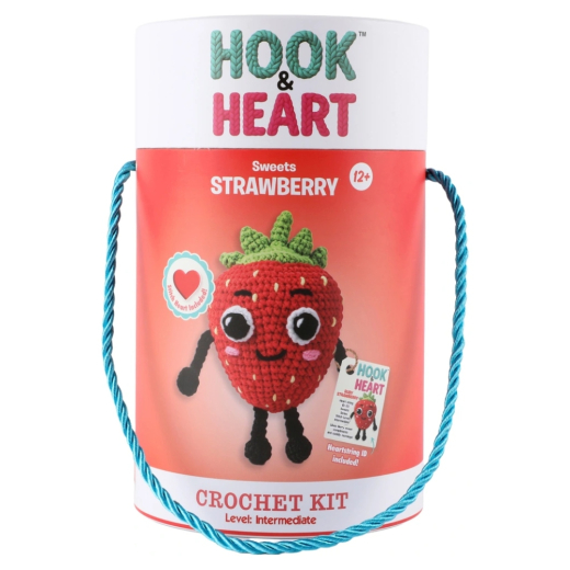 Hook & Heart - Shy Strawberry ryhmässä LELUT / Luo & maalaa @ Spelexperten (33131080)