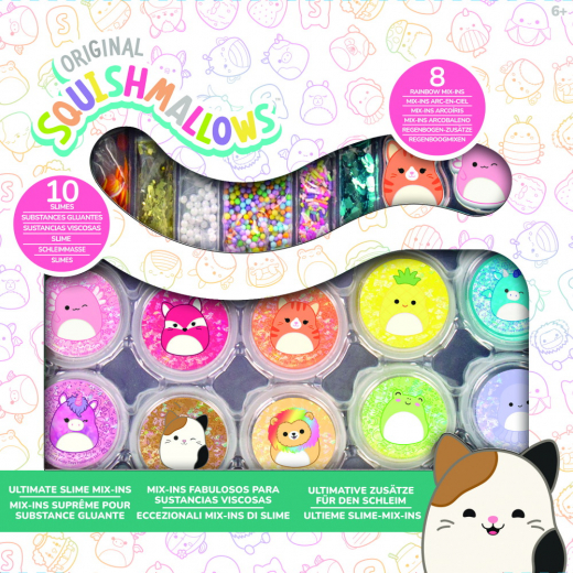 Squishmallows Ultimate Slime Mix-ins ryhmässä LELUT / Luo & maalaa @ Spelexperten (333-224698)