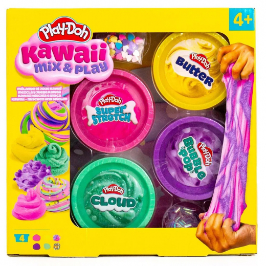Play-Doh Kawaii Mix & Play 4 pack ryhmässä UUTUUDET @ Spelexperten (334-240418)