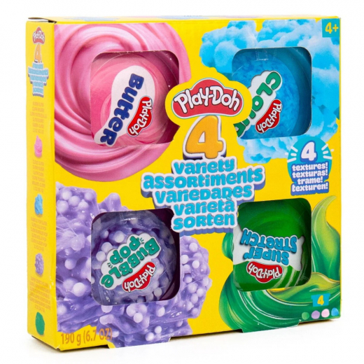 Play-Doh Variety 4 pack ryhmässä LELUT / Play-Doh @ Spelexperten (334-243659)