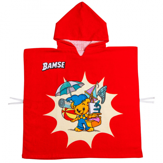 Bamse  Kylpyponcho, Ranta ryhmässä LELUT / Lasten & vauvojen / Kylpeä @ Spelexperten (34-25303BA)