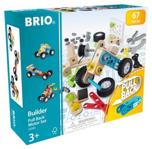 Brio Builder - Pullback Motor Set ryhmässä LELUT / Rakennuspalikat / Brio Builder System @ Spelexperten (34595)