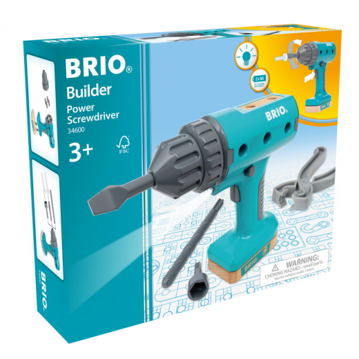 Brio Builder - Power Ruuvimeisseli ryhmässä LELUT / Rakennuspalikat / Brio Builder System @ Spelexperten (34600)
