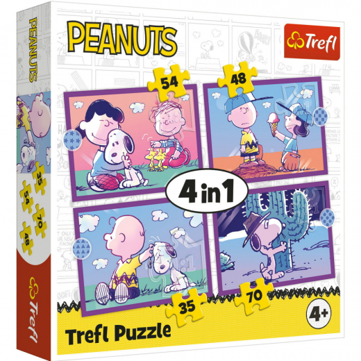 Trefl Puzzle Snobben 4 In 1  ryhmässä PALAPELIT / Trefl @ Spelexperten (34691)