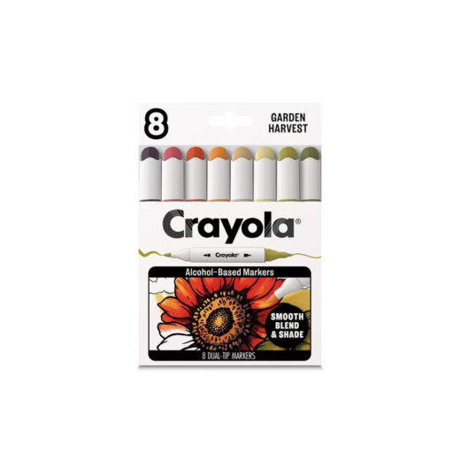 Crayola Markerit Garden Harvest 8 kpl ryhmässä LELUT / Luo & maalaa / Crayola @ Spelexperten (358-586808)