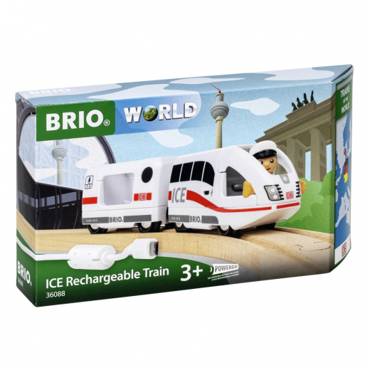 Brio - Ladattava ICE-juna ryhmässä LELUT / BRIO puujunat / Veturit ja vaunut @ Spelexperten (36088)