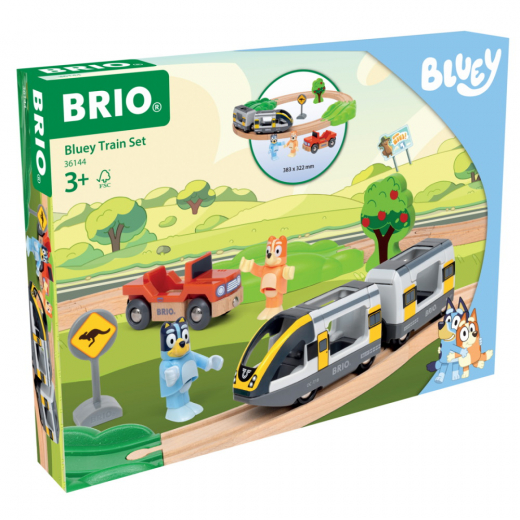 Brio - Bluey -junasarja ryhmässä LELUT / BRIO puujunat / Junasarja @ Spelexperten (36144)
