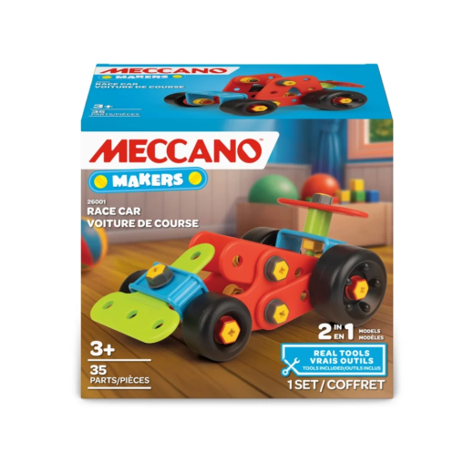 Meccano Makers 2-in-1 Race Car ryhmässä LELUT / Rakennuspalikat @ Spelexperten (37000115)