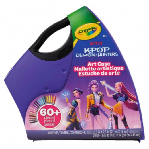 Crayola Art Case K-Pop Demon Hunters ryhmässä LELUT / Luo & maalaa / Crayola @ Spelexperten (374-041310)