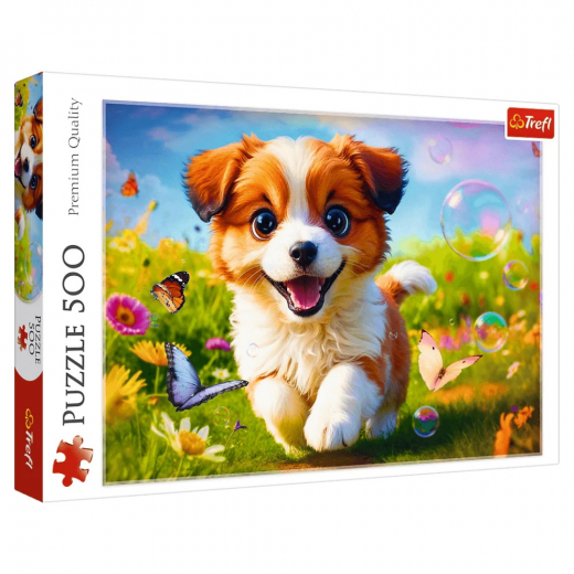 Trefl Happy Puppy 500 Palaa ryhmässä PALAPELIT / < 750 palaa @ Spelexperten (37524)