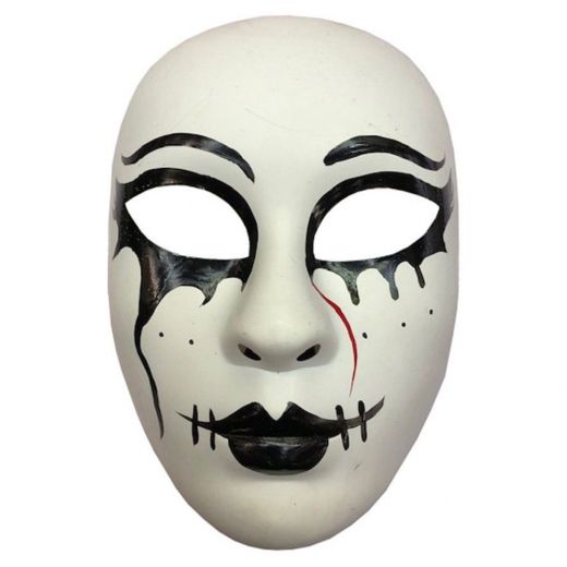 Pierrotmask ryhmässä LELUT / Naamiaiset / Halloween / Naamiot @ Spelexperten (39-00026-6)