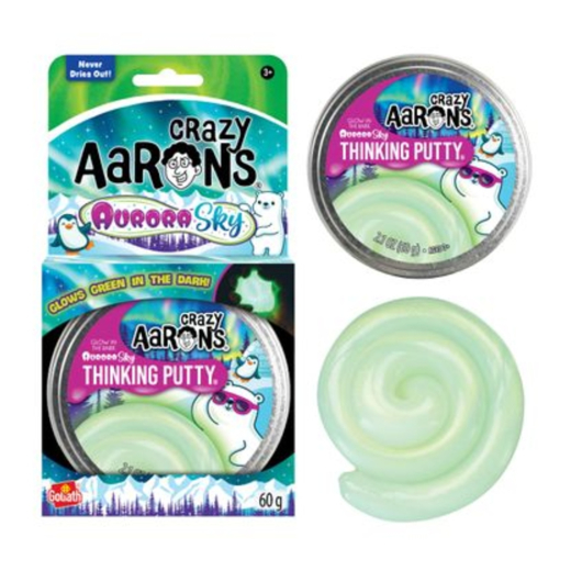 Crazy Aarons Thinking Putty - Aurora Sky ryhmässä LELUT / Fidgets @ Spelexperten (39126065)