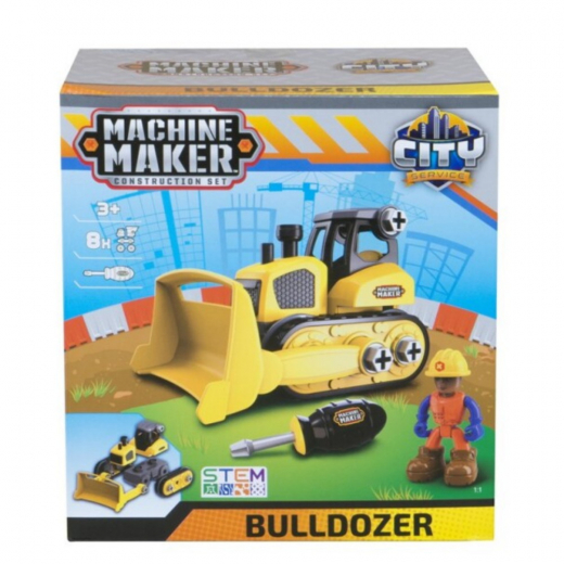 Machine Maker City Service - Bulldozer ryhmässä LELUT / Leluajoneuvot @ Spelexperten (40012)