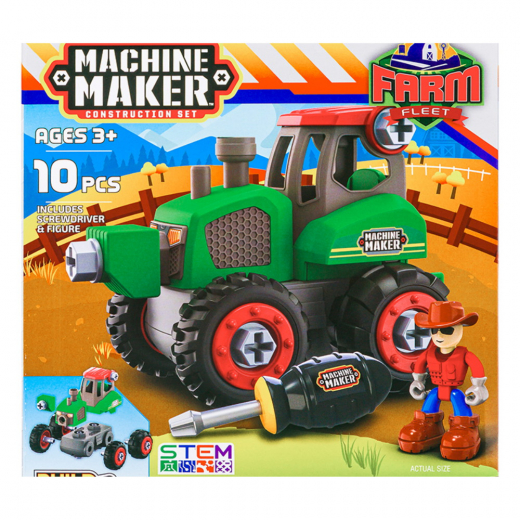 Machine Maker Farm Fleet - Tractor ryhmässä LELUT / Leluajoneuvot @ Spelexperten (40071)