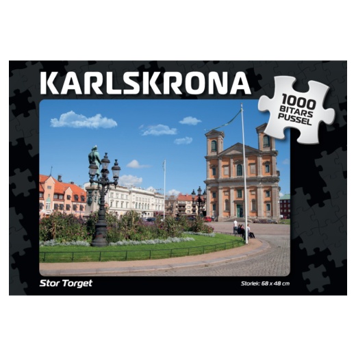 Palapeli: Karlskrona Stor Torget 1000 Palaa ryhmässä PALAPELIT / 1000 palaa @ Spelexperten (4020)