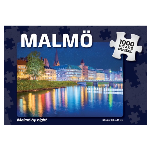 Palapeli: Malmö by night 1000 Palaa ryhmässä PALAPELIT / 1000 palaa @ Spelexperten (4024)